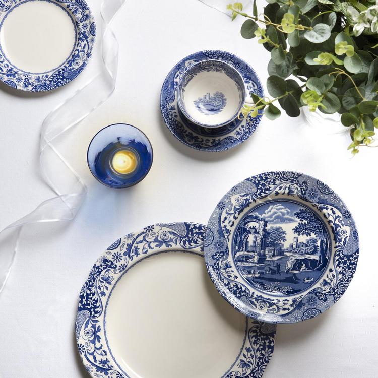 Spode, Blue Italian Brocato Collection | Zola