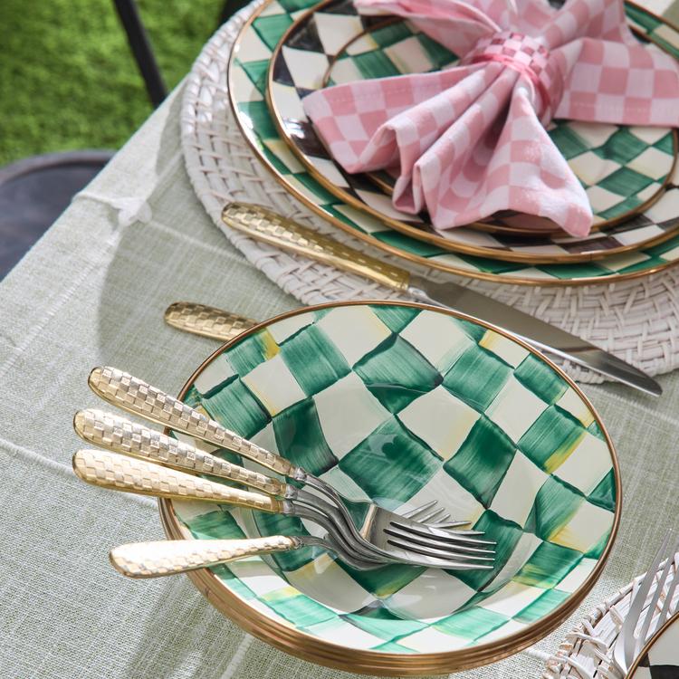 MacKenzie-Childs, Emerald Check Collection | Zola