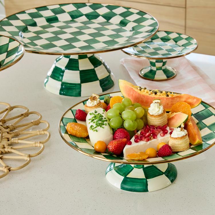 新作　MACKENZiE マッケンジーチャイルズ まとめ売りセット MacKenzie-Childs, Emerald Check Collection | Zola