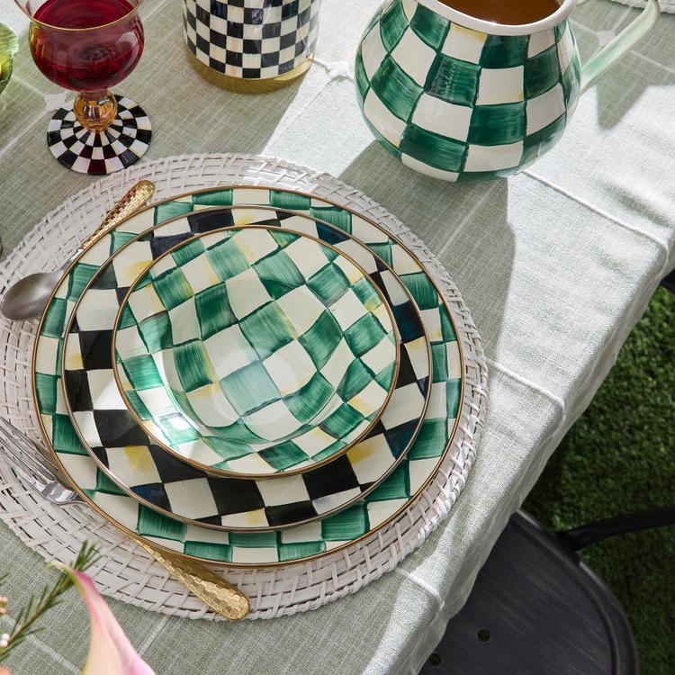 MacKenzie-Childs, Emerald Check Collection | Zola