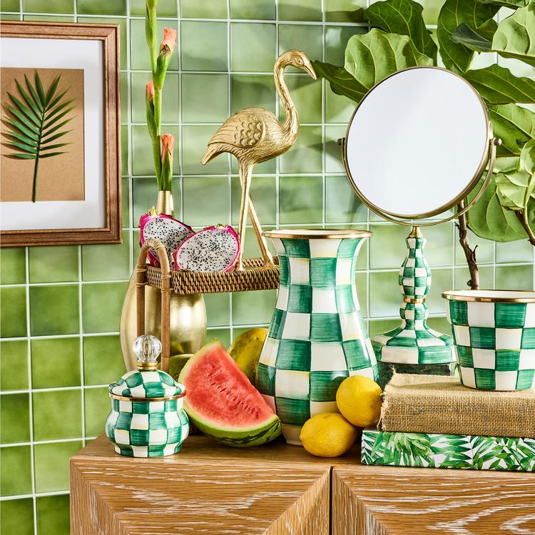 MacKenzie-Childs, Emerald Check Home Collection | Zola