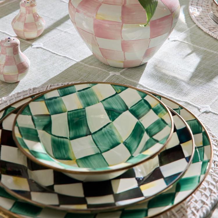MacKenzie-Childs, Emerald Check Collection | Zola