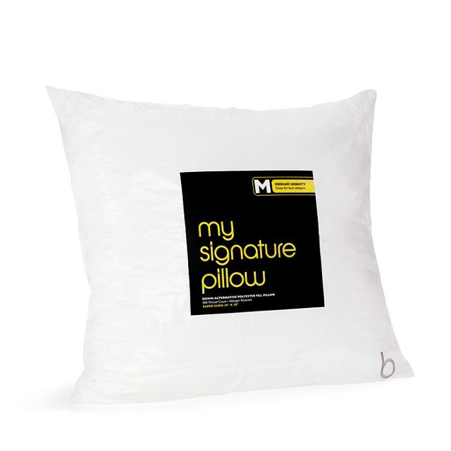 Bloomingdale's My Signature Pillow, Medium Density, Super Euro - 100% Exclusive