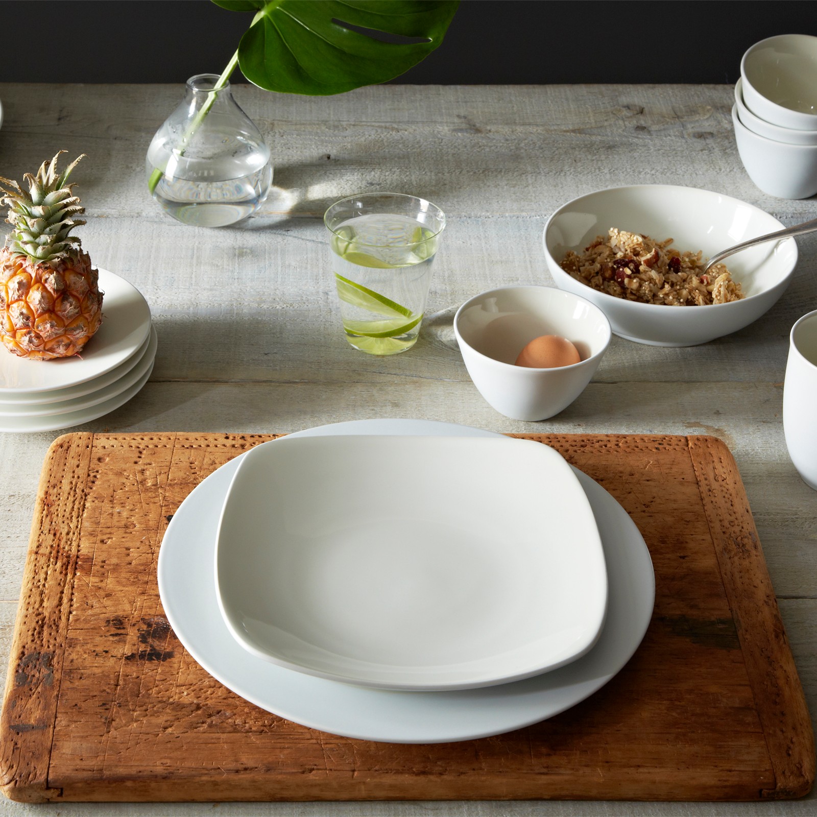 Colorwave Square 16-Piece Dinnerware Set | Zola Colorwave Square 16-Piece Dinnerware Set | Zola